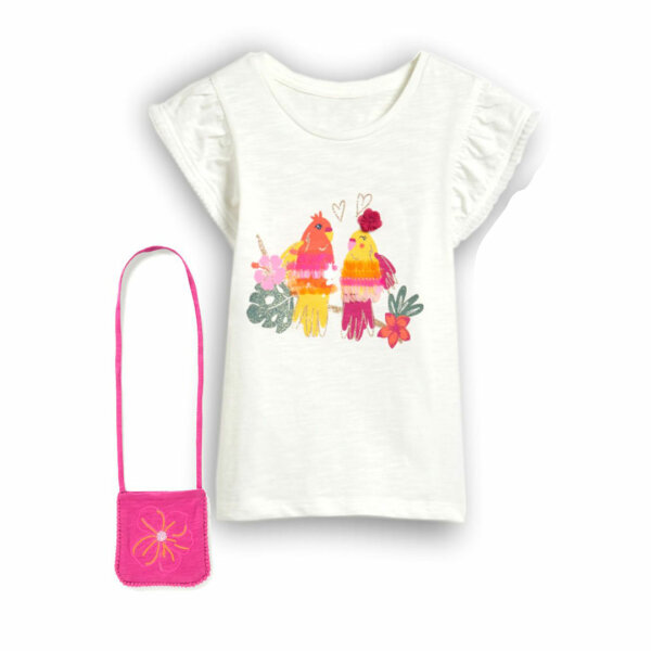 ΠΑΙΔΙΚΗ ΜΠΛΟΥΖΑ ΕΚΡΟΥ ΜΕ ΤΣΑΝΤΑΚΙ  ΚΟΡΙΤΣΙ ENERGIERS 15-224345-5 - Image 1