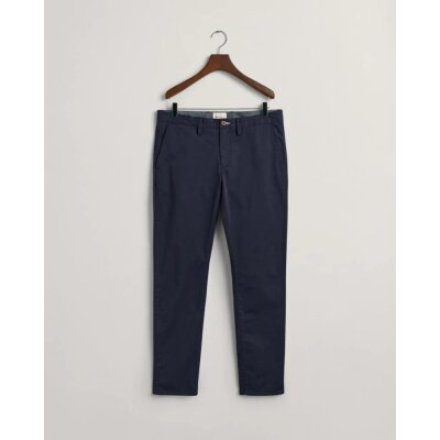Ανδρική Παντελόνι Gant Chino Slim Twill 1505221 Μπλε