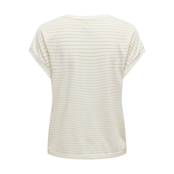 ΓΥΝΑΙΚΕΙΑ ΜΠΛΟΥΖΑ ΚΟΝΤΟΜΑΝΙΚΗ ONLY ONLKARLA S/S O-NECK GLITTER TOP JRS 15251995 - Image 2