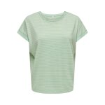 ΓΥΝΑΙΚΕΙΑ ΜΠΛΟΥΖΑ ΠΡΑΣΙΝΗ ΚΟΝΤΟΜΑΝΙΚΗ ONLY ONLKARLA S/S O-NECK GLITTER TOP JRS 15251995