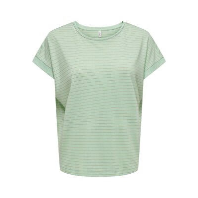 ΓΥΝΑΙΚΕΙΑ ΜΠΛΟΥΖΑ ΠΡΑΣΙΝΗ ΚΟΝΤΟΜΑΝΙΚΗ ONLY ONLKARLA S/S O-NECK GLITTER TOP JRS 15251995