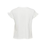 ΓΥΝΑΙΚΕΙΑ ΜΠΛΟΥΖΑ ΛΕΥΚΗ ΚΟΝΤΟΜΑΝΙΚΗ ONLY ONLIRIS S/S EMB TOP JRS 15255618 - Image 2