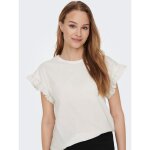 ΓΥΝΑΙΚΕΙΑ ΜΠΛΟΥΖΑ ΛΕΥΚΗ ΚΟΝΤΟΜΑΝΙΚΗ ONLY ONLIRIS S/S EMB TOP JRS 15255618 - Image 4