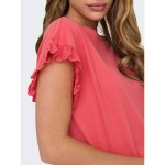 ΓΥΝΑΙΚΕΙΑ ΜΠΛΟΥΖΑ ΚΟΡΑΛΙ ΚΟΝΤΟΜΑΝΙΚΗ ONLY ONLIRIS S/S EMB TOP JRS 15255618 - Image 5