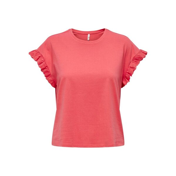 ΓΥΝΑΙΚΕΙΑ ΜΠΛΟΥΖΑ ΚΟΡΑΛΙ ΚΟΝΤΟΜΑΝΙΚΗ ONLY ONLIRIS S/S EMB TOP JRS 15255618 - Image 6