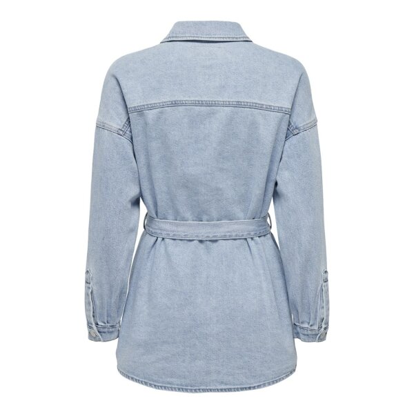 ΓΥΝΑΙΚΕΙΟ ΤΖΙΝ ΜΠΟΥΦΑΝ ΜΑΚΡΥ ΜΕ ΖΩΝΗ ONLY ONLSOPHIA LS SHIRT DNM JACKET GUA687 15282286 - Image 2