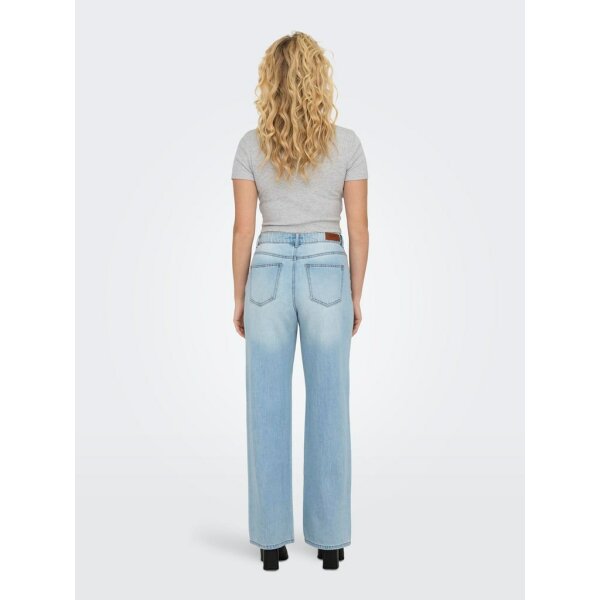 ΓΥΝΑΙΚΕΙΟ ΜΠΛΟΥΖΑΚΙ ΓΚΡΙ ONLY ONLBETTY S/S O-NECK SHORT TOP CC JRS 15311891 - Image 3