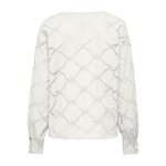 ΓΥΝΑΙΚΕΙΑ ΜΠΛΟΥΖΑ ΛΕΥΚΗ ΜΑΚΡΥΜΑΝΙΚΗ ONLY ONLDORA GELLAR LS V-NECK EMB TOP WVN 15314546 - Image 2