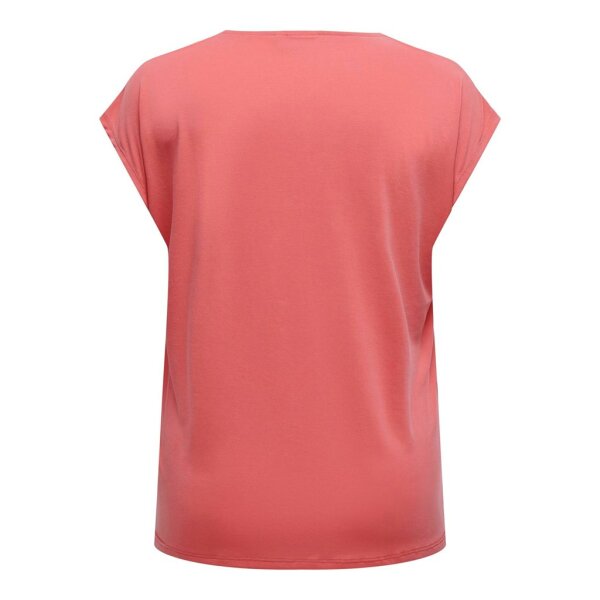 15315744_4425876_back ΓΥΝΑΙΚΕΙΑ ΜΠΛΟΥΖΑ ΚΟΝΤΟΜΑΝΙΚΗ PLUS SIZE ONLY CARMAKOMA15315744 - Image 2