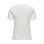 ΓΥΝΑΙΚΕΙΑ ΜΠΛΟΥΖΑ ΛΕΥΚΗ ΚΟΝΤΟΜΑΝΙΚΗ ONLY ONLKITA LIFE REG S/S FEATHERS TOP JRS 15316706 - Image 7