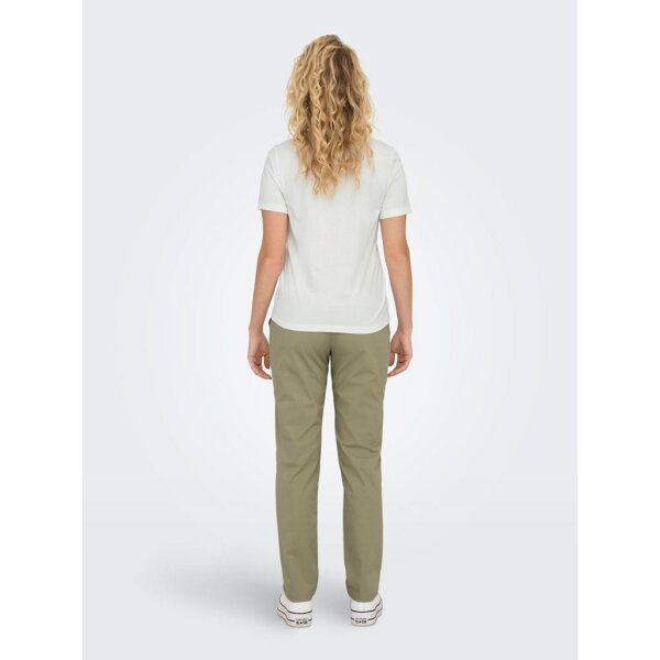 ΓΥΝΑΙΚΕΙΑ ΜΠΛΟΥΖΑ ΛΕΥΚΗ  ΚΟΝΤΟΜΑΝΙΚΗ ONLY ONLKITA LIFE REG S/S FEATHERS TOP JRS 15316706 - Image 6