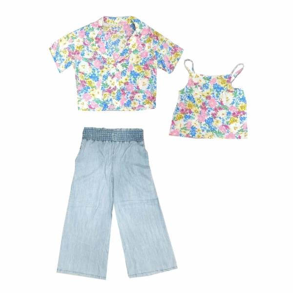 16-224203-0_9-01 ΠΑΙΔΙΚΟ ΣΕΤ  ΤΡΙΑ ΤΜΧ ΜΕ ΠΑΝΤΕΛΟΝΑ ΜΠΛΕ ΤΖΙΝ  ΚΟΡΙΤΣΙ ENERGIERS 16-224203-0 - Image 1