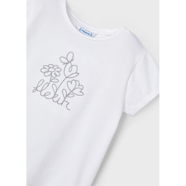 24-00174-045-L-6 ΜΠΛΟΥΖΑ ΛΕΥΚΗ ΒΑΣΙΚΗ  ΚΟΡΙΤΣΙ MAYORAL 24-00174-045 - Image 4