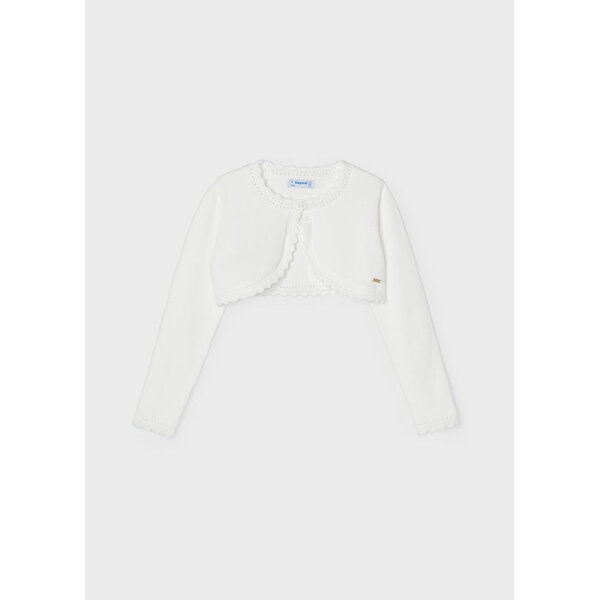 24-00320-052-L-4 ΜΠΟΛΕΡΟ ΠΛΕΧΤΟ   ΚΟΡΙΤΣΙ ΛΕΥΚΟ MAYORAL 24-00306-052 - Image 1