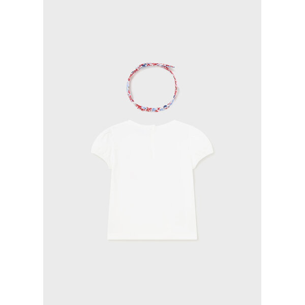 ΜΠΛΟΥΖΑ ΚΟΝΤΟΜΑΝΙΚΗ ΜΕ ΣΤΕΚΑ ΛΕΥΚΗ ΚΟΡΙΤΣΙ  MAYORAL  24-01007-048 - Image 3