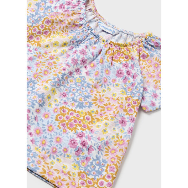 24-01008-061-L-7 ΣΕΤ ΔΥΟ ΜΠΛΟΥΖΕΣ ΡΟΖ FLORAL ΚΟΡΙΤΣΙ  MAYORAL  24-01008-061 - Image 5