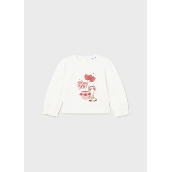 ΜΠΛΟΥΖΑ ΜΑΚΡΥΜΑΝΙΚΗ  ΕΚΡΟΥ ΚΟΡΙΤΣΙ MAYORAL 24-01015-041 - Image 1