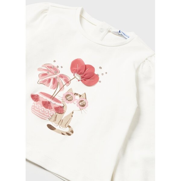 ΜΠΛΟΥΖΑ ΜΑΚΡΥΜΑΝΙΚΗ  ΕΚΡΟΥ ΚΟΡΙΤΣΙ MAYORAL 24-01015-041 - Image 2