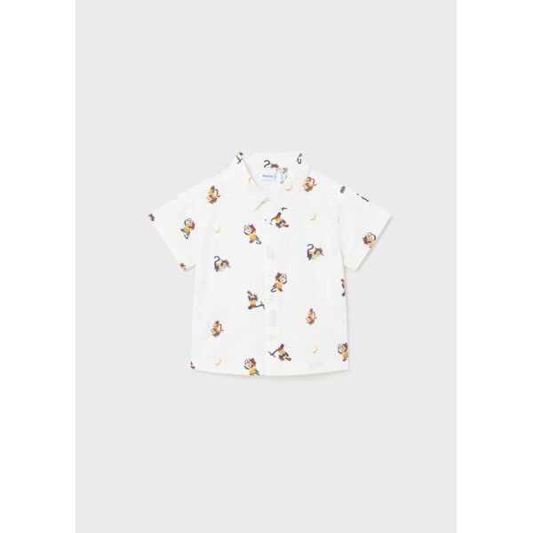 ΠΑΙΔΙΚΟ ΠΟΥΚΑΜΙΣΟ ΚΟΝΤΟΜΑΝΙΚΟ  ΑΓΟΡΙ ΛΕΥΚΟ MAYORAL 24-01112-082 - Image 3