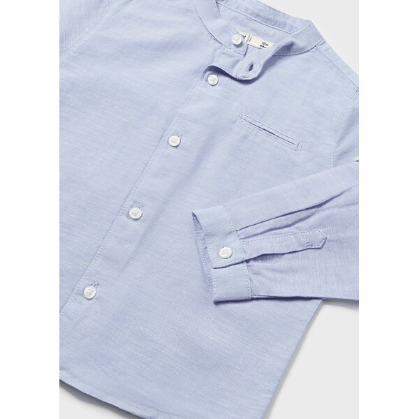 ΠΑΙΔΙΚΟ ΠΟΥΚΑΜΙΣΟ ΛΙΝΟ ΜΕ ΜΑΟ ΓΙΑΚΑ ΓΑΛΑΖΙΟ ΑΓΟΡΙ MAYORAL 24-01115-011 - Image 4