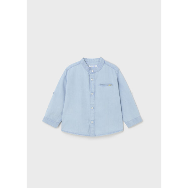 ΠΑΙΔΙΚΟ ΠΟΥΚΑΜΙΣΟ ΤΖΙΝ ΜΑΟ  ΑΓΟΡΙ ΜΠΛΕ MAYORAL 24-01118-005 - Image 1