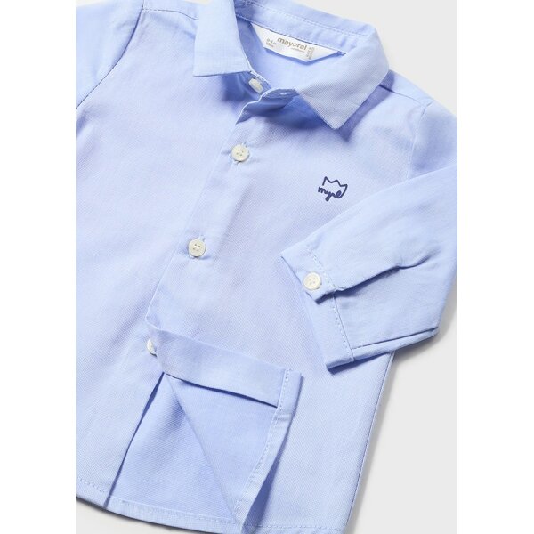 24-01196-025-L-6 Πουκάμισο γαλάζιο με παπιγιόν Mayoral 24-01196-025 - Image 4