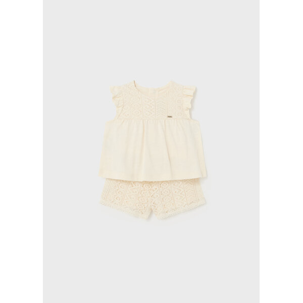 24-01235-080-L-4 ΣΕΤ ΒΕΡΜΟΥΔΑ ΓΚΙΠΟΥΡ ΕΚΡΟΥ ΚΟΡΙΤΣΙ MAYORAL 24-01235-080 - Image 1