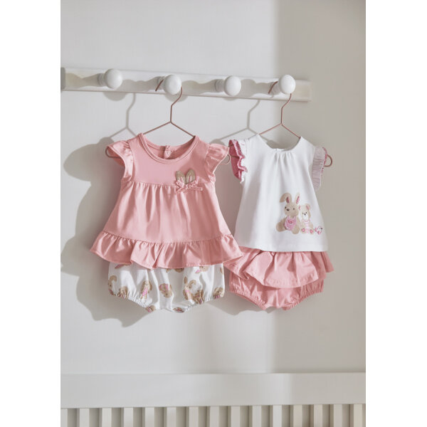Σετ μακό με σορτσάκι 4 τεμάχια ροζ Mayoral 24-01611-061 - Image 2