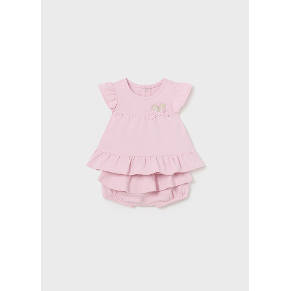 Σετ μακό με σορτσάκι 4 τεμάχια ροζ Mayoral 24-01611-061 - Image 4