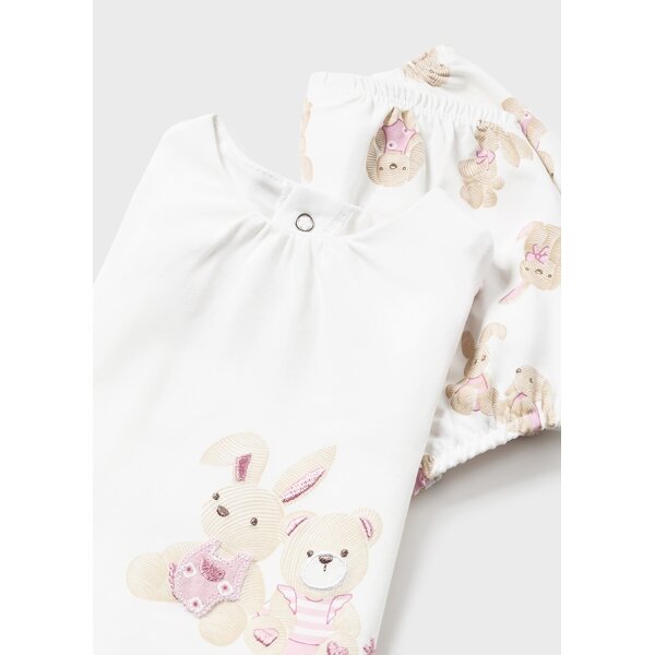 Σετ μακό με σορτσάκι 4 τεμάχια ροζ Mayoral 24-01611-061 - Image 6