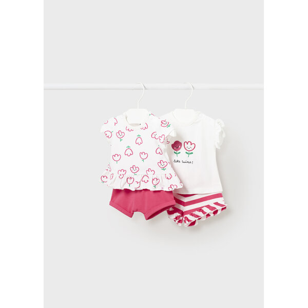 24-01612-067-L-4 - Αντιγραφή Σετ με σορτσάκια μακό κορίτσι 4 τεμάχια Mayoral 24-01612-067 - Image 1