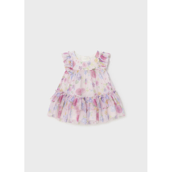 Φόρεμα με τούλι  ροζ Mayoral 24-01818-006 - Image 4