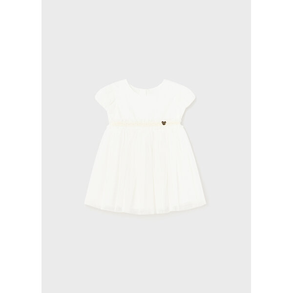 ΦΟΡΕΜΑ ΜΕ ΤΟΥΛΙ ΠΛΙΣΕ ΚΟΡΙΤΣΙ ΕΚΡΟΥ MAYORAL 24-01904-064 - Image 3