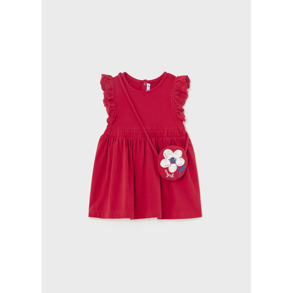 24-01919-086-L-4 ΦΟΡΕΜΑ ΜΕ ΤΣΑΝΤΑΚΙ ΚΟΚΚΙΝΟ  ΚΟΡΙΤΣΙ  MAYORAL  24-01919-086 - Image 1