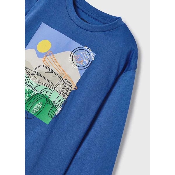 ΜΠΛΟΥΖΑ ΜΑΚΡΥΜΑΝΙΚΗ  ΜΠΛΕ ΑΓΟΡΙ MAYORAL 24-03027-048 - Image 2