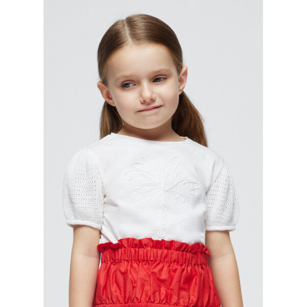 ΜΠΛΟΥΖΑ ΚΟΝΤΟΜΑΝΙΚΗ ΕΚΡΟΥ ΚΟΡΙΤΣΙ MAYORAL 24-03085-069 - Image 1