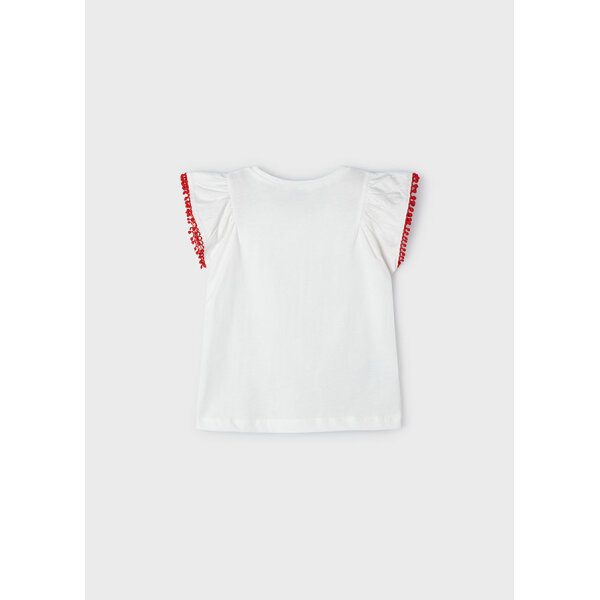 ΚΟΝΤΟΜΑΝΙΚΗ ΜΠΛΟΥΖΑ ΛΕΥΚΗ ΚΟΡΙΤΣΙ MAYORAL 24-03096-078 - Image 3