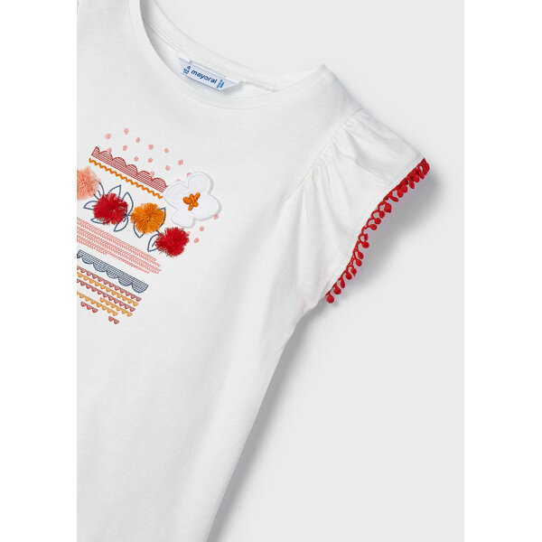 ΚΟΝΤΟΜΑΝΙΚΗ ΜΠΛΟΥΖΑ ΛΕΥΚΗ ΚΟΡΙΤΣΙ MAYORAL 24-03096-078 - Image 4