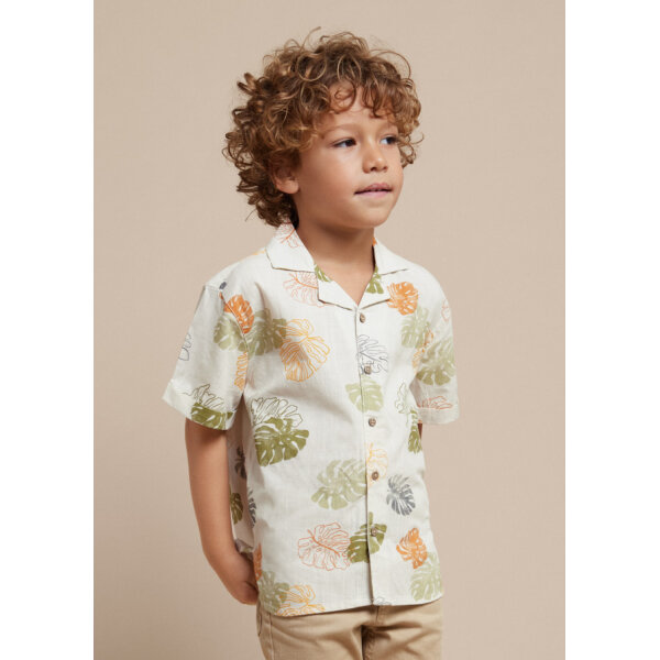 ΠΟΥΚΑΜΙΣΟ ΚΟΝΤΟΜΑΝΙΚΟ ΕΚΡΟΥ ΜΕ ΤΥΠΩΜΑ  ΑΓΟΡΙ MAYORAL 24-03114-059 - Image 1