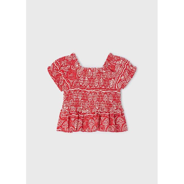 ΜΠΛΟΥΖΑ ΣΦΗΚΟΦΩΛΙΑ ΚΟΚΚΙΝΗ  ΚΟΡΙΤΣΙ MAYORAL 24-03177-083 - Image 3