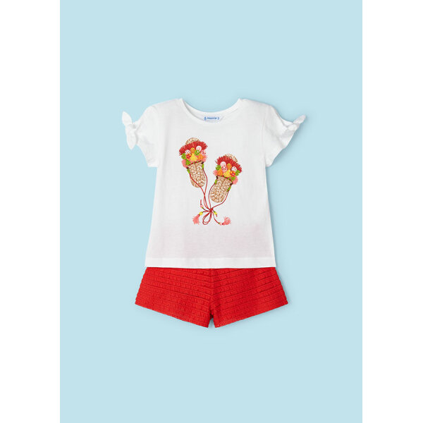 24-03266-022-L-4 - Αντιγραφή ΣΕΤ ΣΟΡΤΣ ΚΟΚΚΙΝΟ  ΚΟΡΙΤΣΙ MAYORAL 24-03266-022 - Image 1