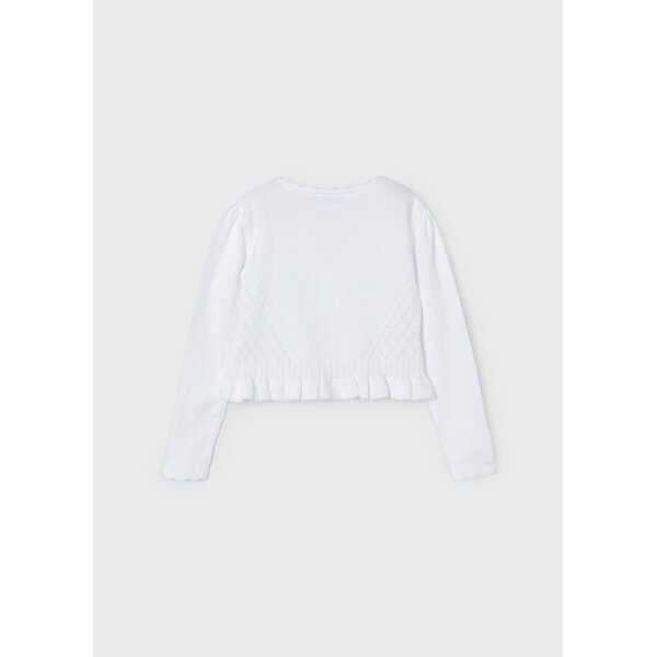 24-03354-030-L-5 ΖΑΚΕΤΑ ΠΛΕΧΤΗ ΔΙΑΤΡΗΤΗ ΛΕΥΚΗ ΚΟΡΙΤΣΙ MAYORAL 24-03354-030 - Image 3