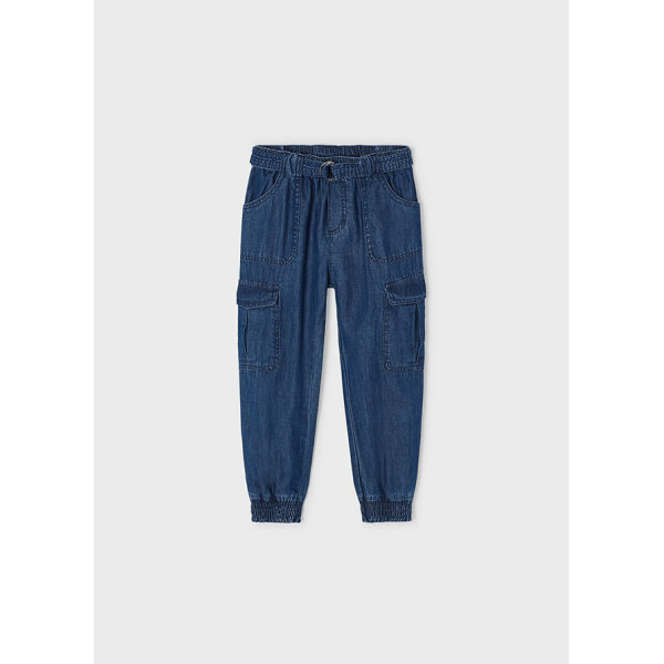 24-03531-075-L-4 ΠΑΝΤΕΛΟΝΙ ΤΖΙΝ ΜΑΚΡΥ ΒΑΜΒΑΚΕΡΟ ΜΠΛΕ  ΚΟΡΙΤΣΙ MAYORAL 24-03531-075 - Image 1