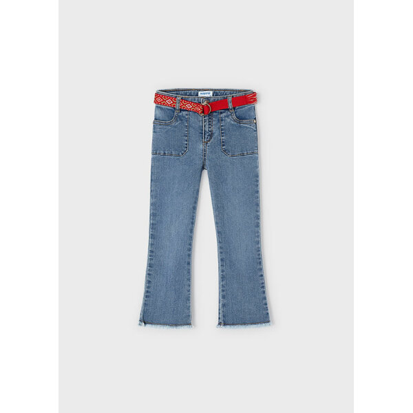 24-03534-026-L-4 ΤΖΙΝ ΠΑΝΤΕΛΟΝΙ ΜΕ ΚΟΚΚΙΝΗ ΖΩΝΗ ΚΟΡΙΤΣΙ MAYORAL 24-03534-026 - Image 1