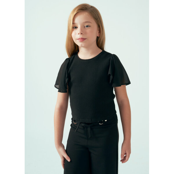 ΜΠΛΟΥΖΑ ΚΟΝΤΟΜΑΝΙΚΗ  ΜΑΥΡΗ ΚΟΡΙΤΣΙ MAYORAL 24-06004-027 - Image 1