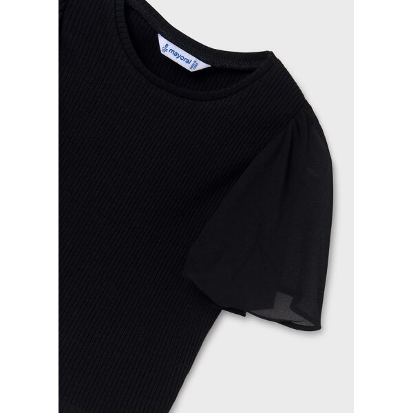 ΜΠΛΟΥΖΑ ΚΟΝΤΟΜΑΝΙΚΗ  ΜΑΥΡΗ ΚΟΡΙΤΣΙ MAYORAL 24-06004-027 - Image 4