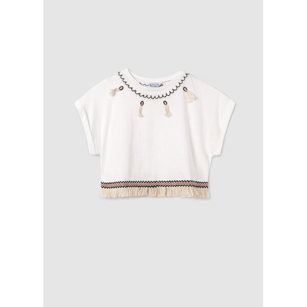 ΜΠΛΟΥΖΑ ΚΟΝΤΟΜΑΝΙΚΗ ΜΕ ΚΡΟΣΙΑ ΕΚΡΟΥ ΚΟΡΙΤΣΙ MAYORAL 24-06006-086 - Image 3