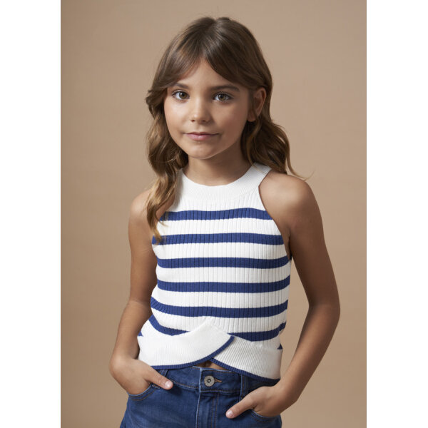 24-06023-080-L-1 ΤΟΠ ΠΛΕΧΤΟ ΡΙΓΕ ΕΚΡΟΥ ΚΟΡΙΤΣΙ MAYORAL 24-06023-080 - Image 1