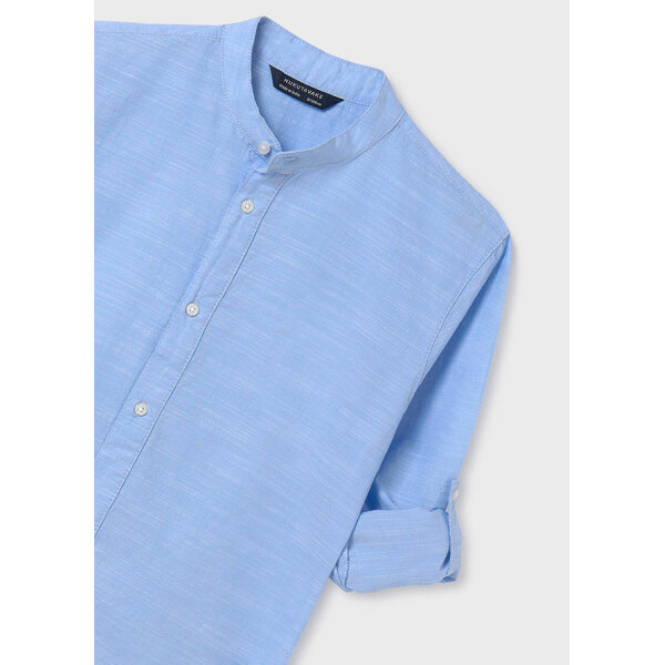 ΠΟΥΚΑΜΙΣΟ ΜΑΚΡΥΜΑΝΙΚΟ ΓΑΛΑΖΙΟ ΜΕ ΜΑΟ ΓΙΑΚΑ ΑΓΟΡΙ MAYORAL 24-06121-044 - Image 4