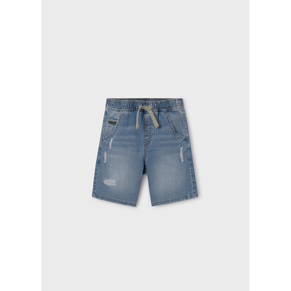 24-06282-039-L-4 ΒΕΡΜΟΥΔΑ  ΤΖΙΝ DENIM JOGGER ΜΠΛΕ ΑΓΟΡΙ MAYORAL 24-06282-039 - Image 1